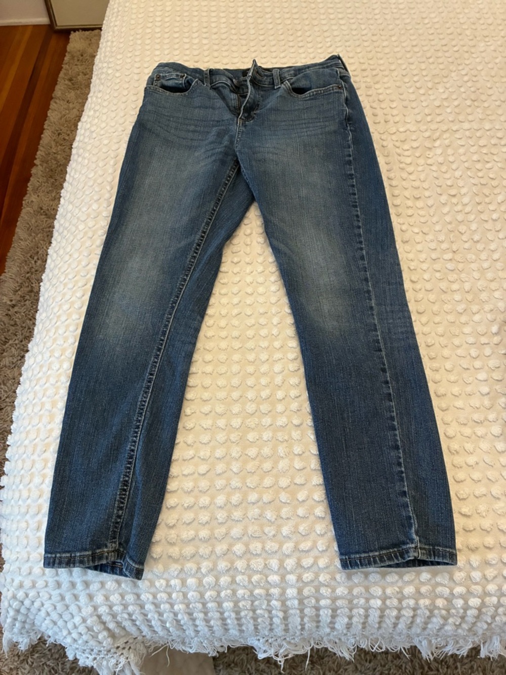 Banana Republic Skinny Girlfriend Jeans in Medium Blue Wash
